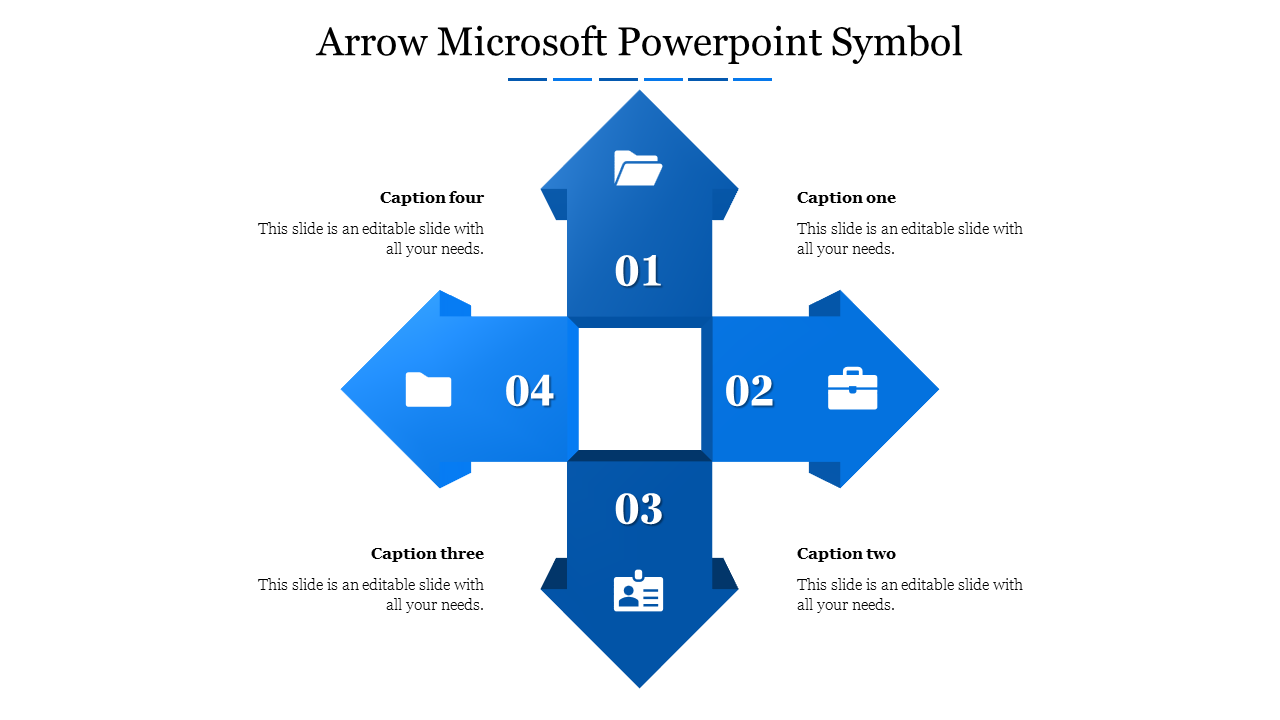 Free - Best Arrow Microsoft PowerPoint Symbol Template